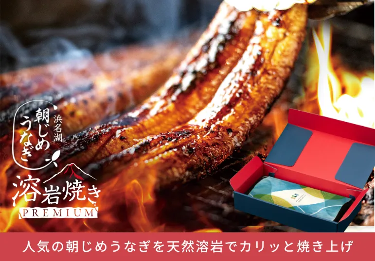 冬ギフトランキング2位 浜名湖産朝じめうなぎ溶岩焼き蒲焼き2尾