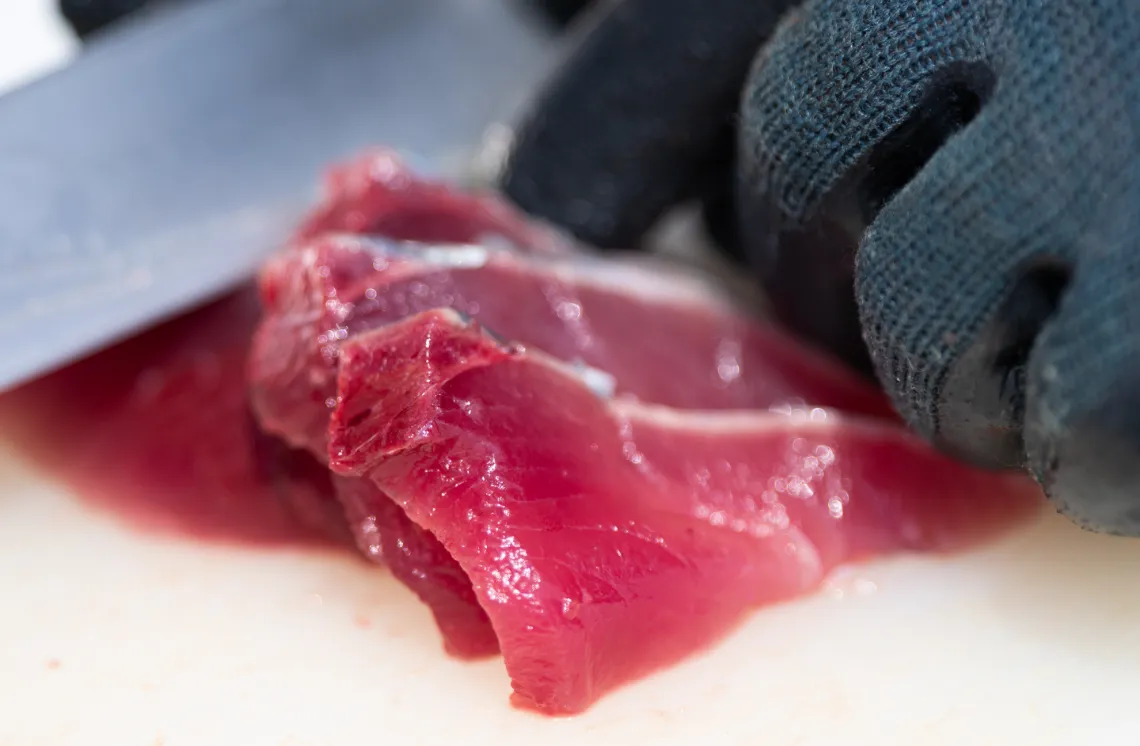 締めたて品質の歯ごたえと弾力感